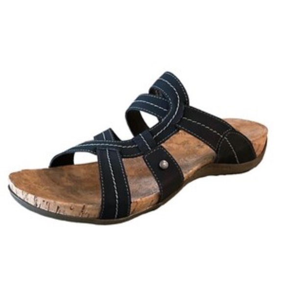 Bearpaw Kai Womens Black Slides Sandals Size 11 - Picture 8 of 9